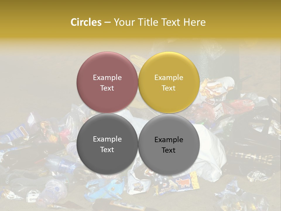 Stone Fill Polluting PowerPoint Template