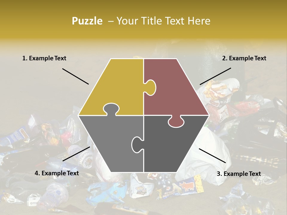 Stone Fill Polluting PowerPoint Template