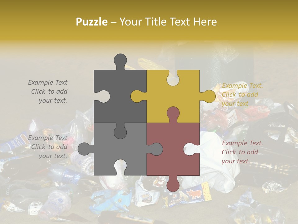 Stone Fill Polluting PowerPoint Template