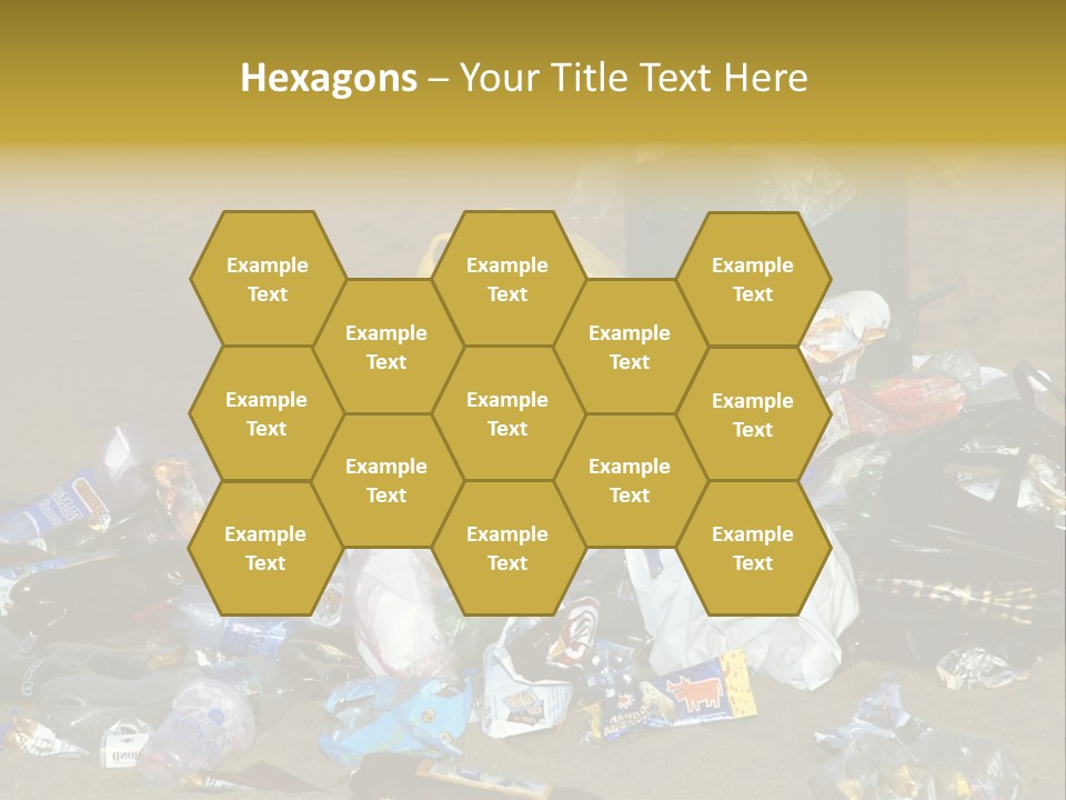 Stone Fill Polluting PowerPoint Template