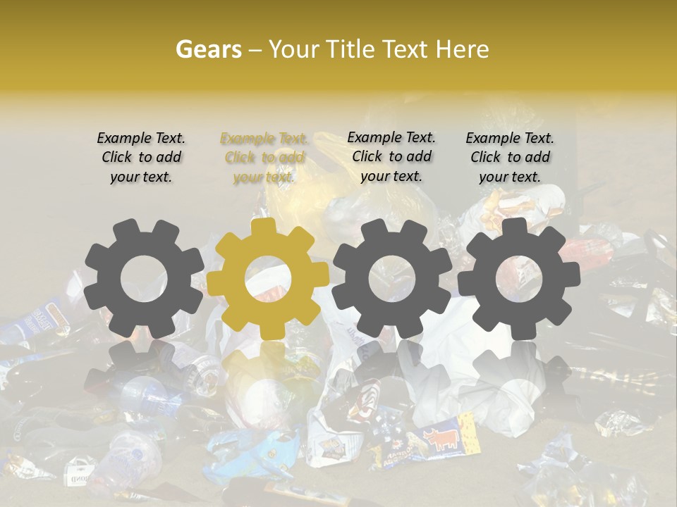 Stone Fill Polluting PowerPoint Template