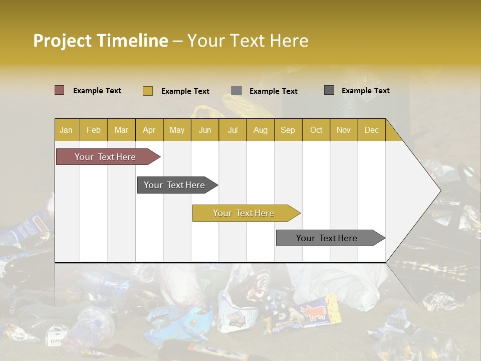 Stone Fill Polluting PowerPoint Template