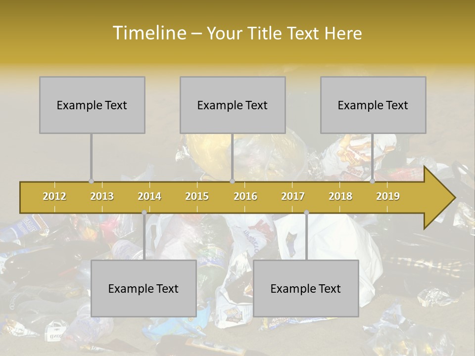 Stone Fill Polluting PowerPoint Template