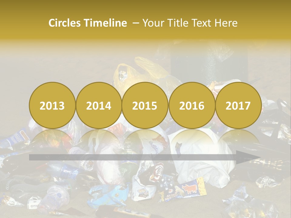 Stone Fill Polluting PowerPoint Template