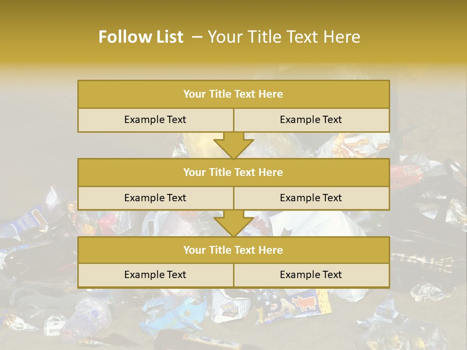 Stone Fill Polluting PowerPoint Template