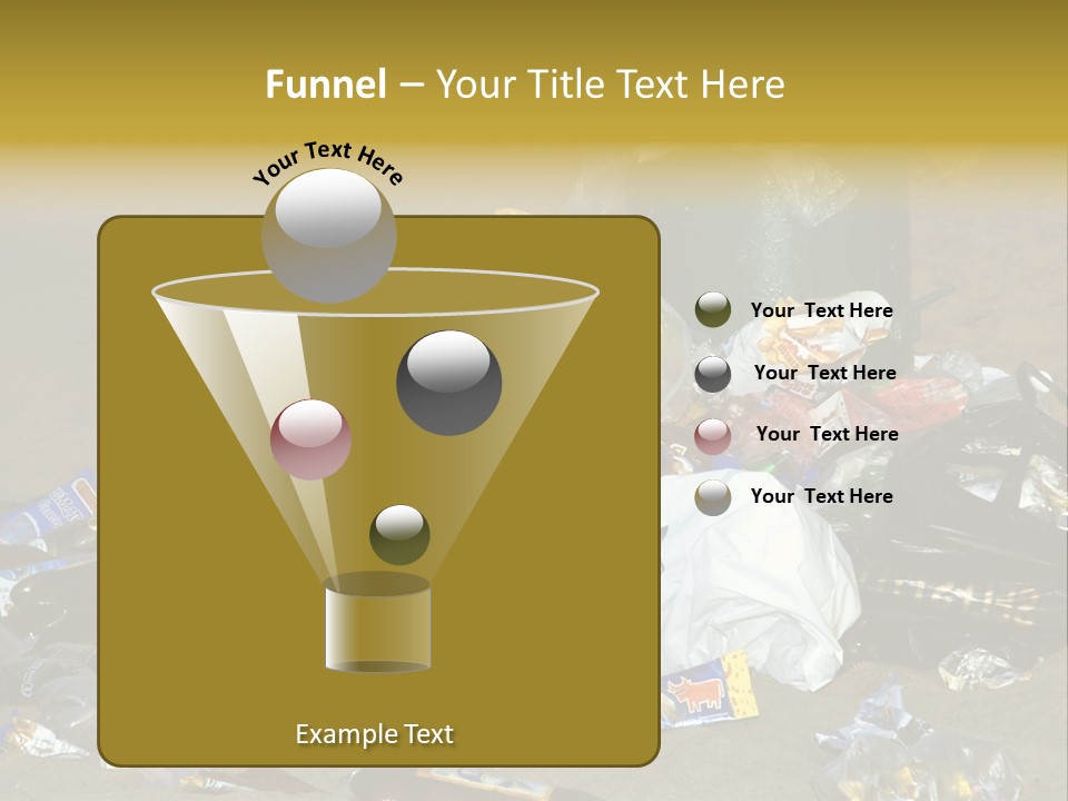 Stone Fill Polluting PowerPoint Template