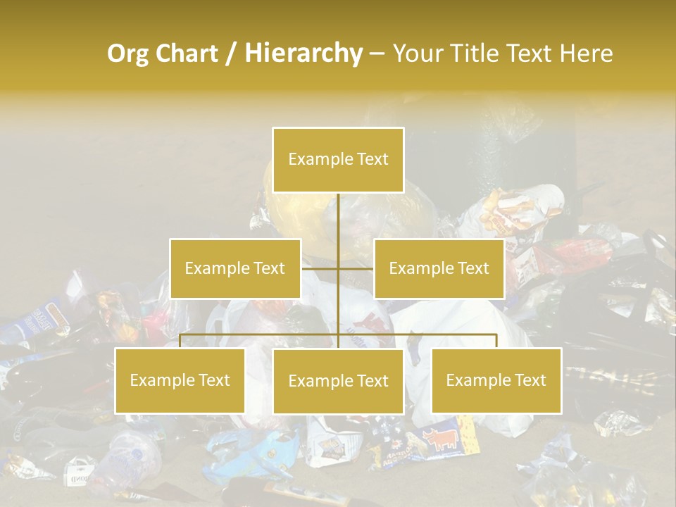 Stone Fill Polluting PowerPoint Template