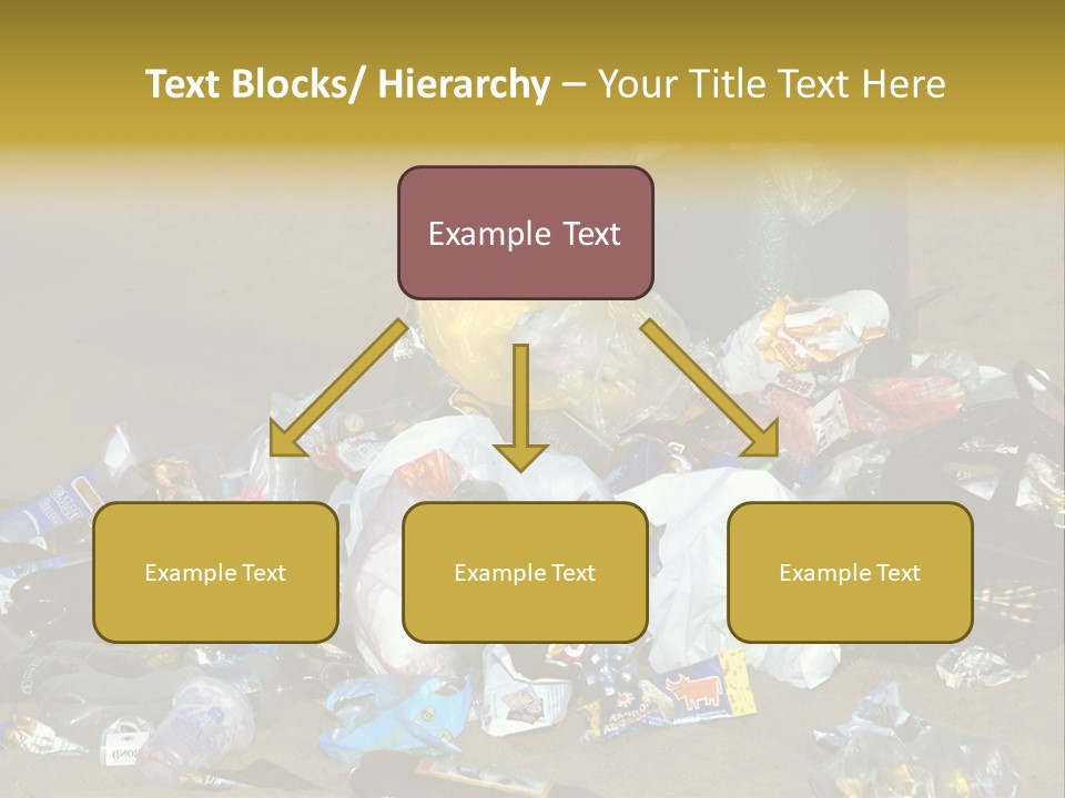 Stone Fill Polluting PowerPoint Template