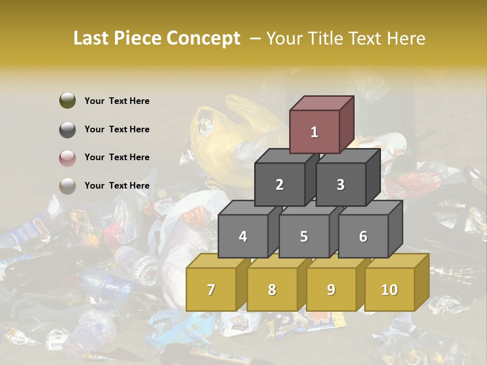 Stone Fill Polluting PowerPoint Template