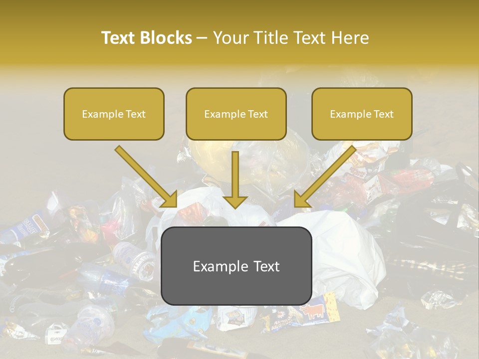 Stone Fill Polluting PowerPoint Template