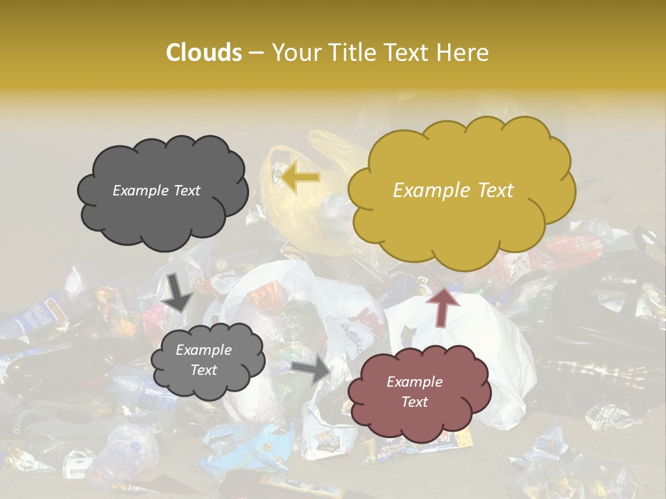 Stone Fill Polluting PowerPoint Template