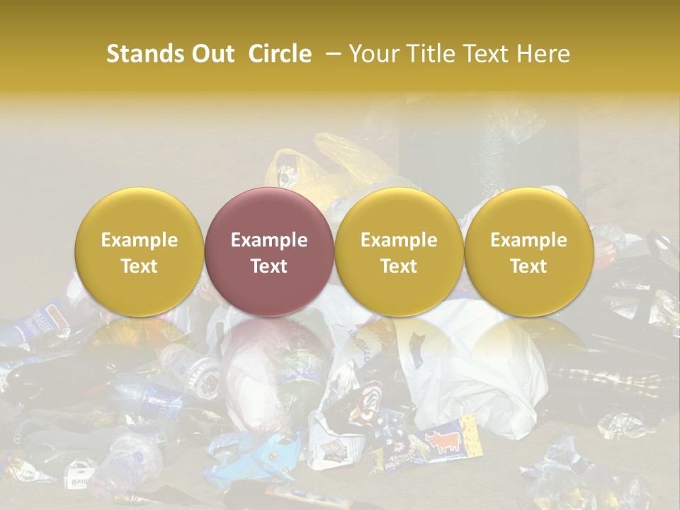 Stone Fill Polluting PowerPoint Template