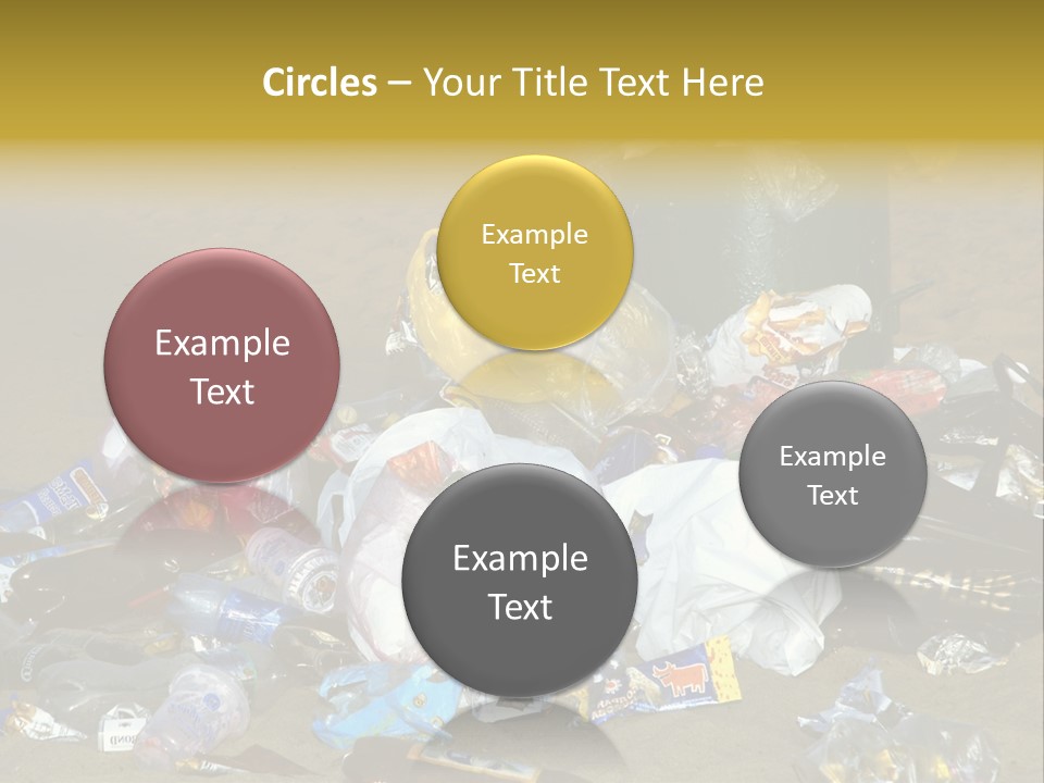 Stone Fill Polluting PowerPoint Template