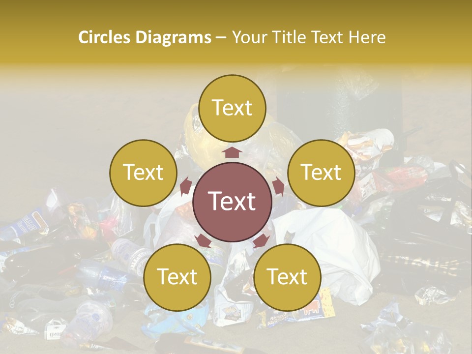 Stone Fill Polluting PowerPoint Template