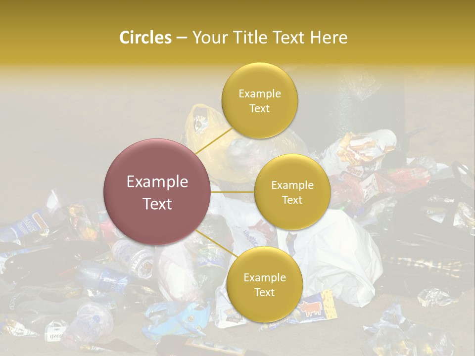 Stone Fill Polluting PowerPoint Template