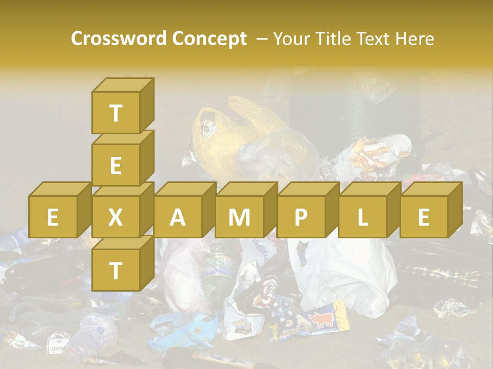 Stone Fill Polluting PowerPoint Template