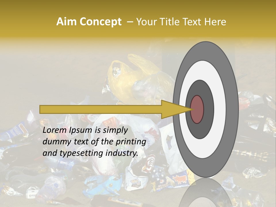 Stone Fill Polluting PowerPoint Template