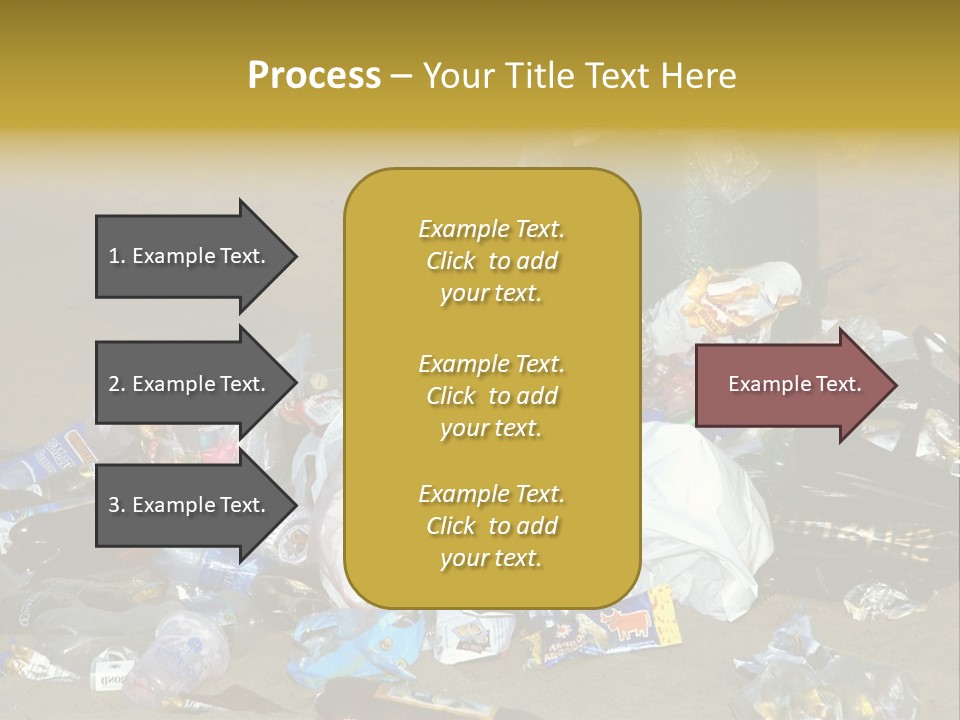 Stone Fill Polluting PowerPoint Template