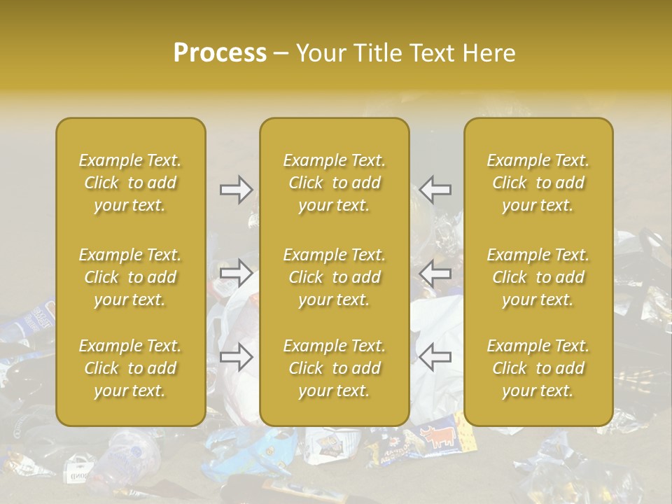 Stone Fill Polluting PowerPoint Template