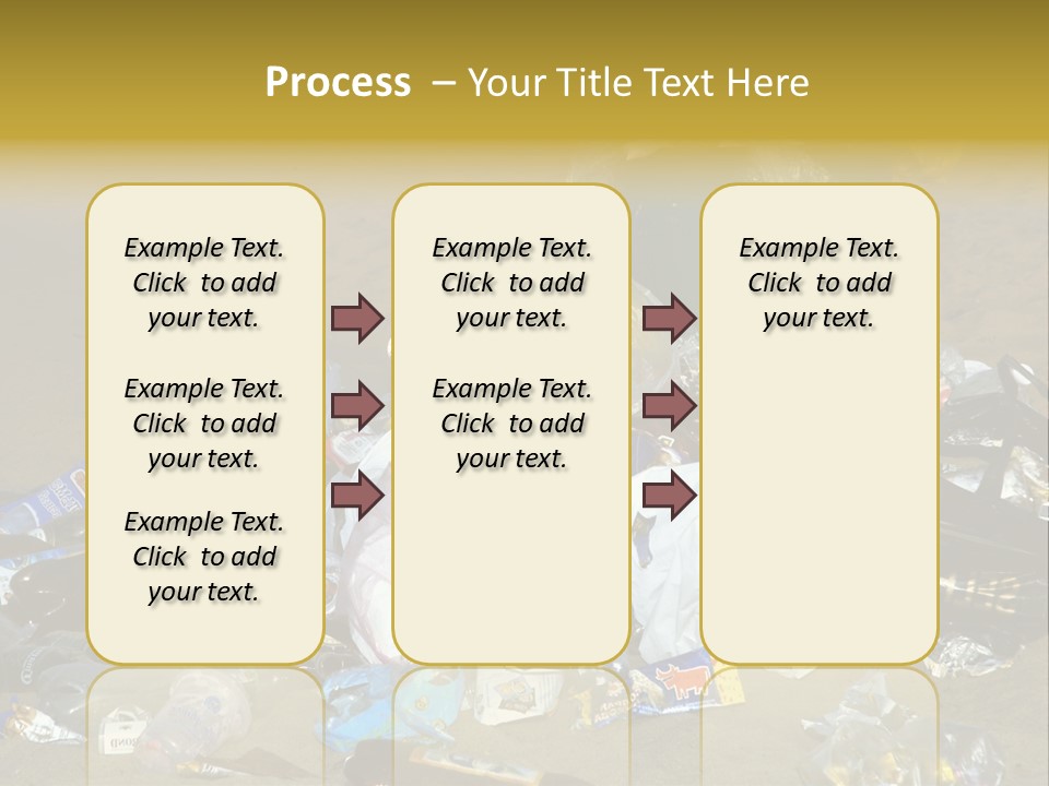Stone Fill Polluting PowerPoint Template