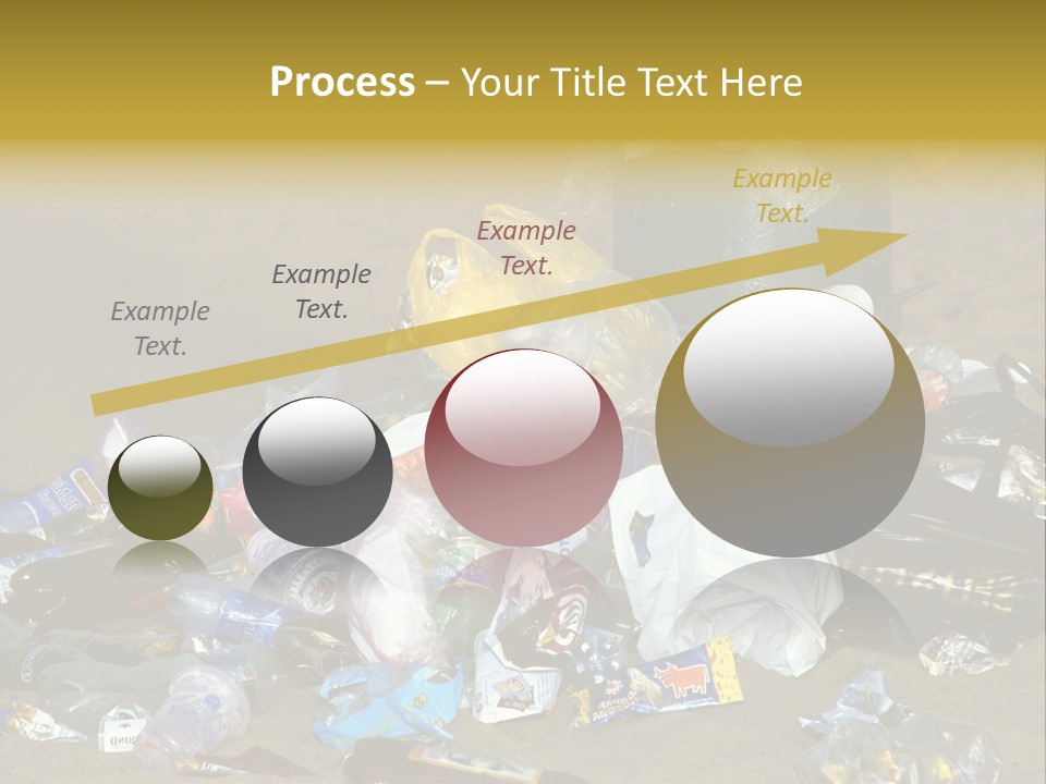 Stone Fill Polluting PowerPoint Template