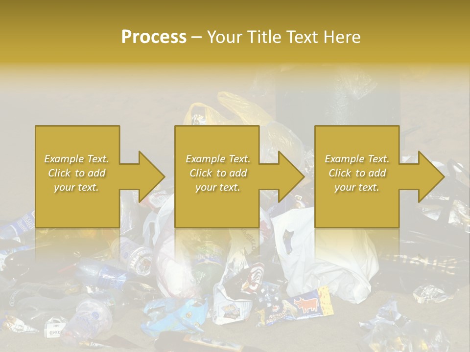 Stone Fill Polluting PowerPoint Template