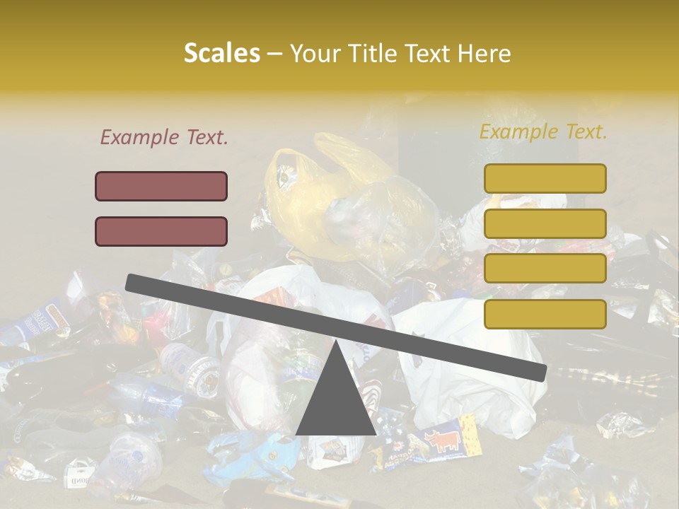 Stone Fill Polluting PowerPoint Template