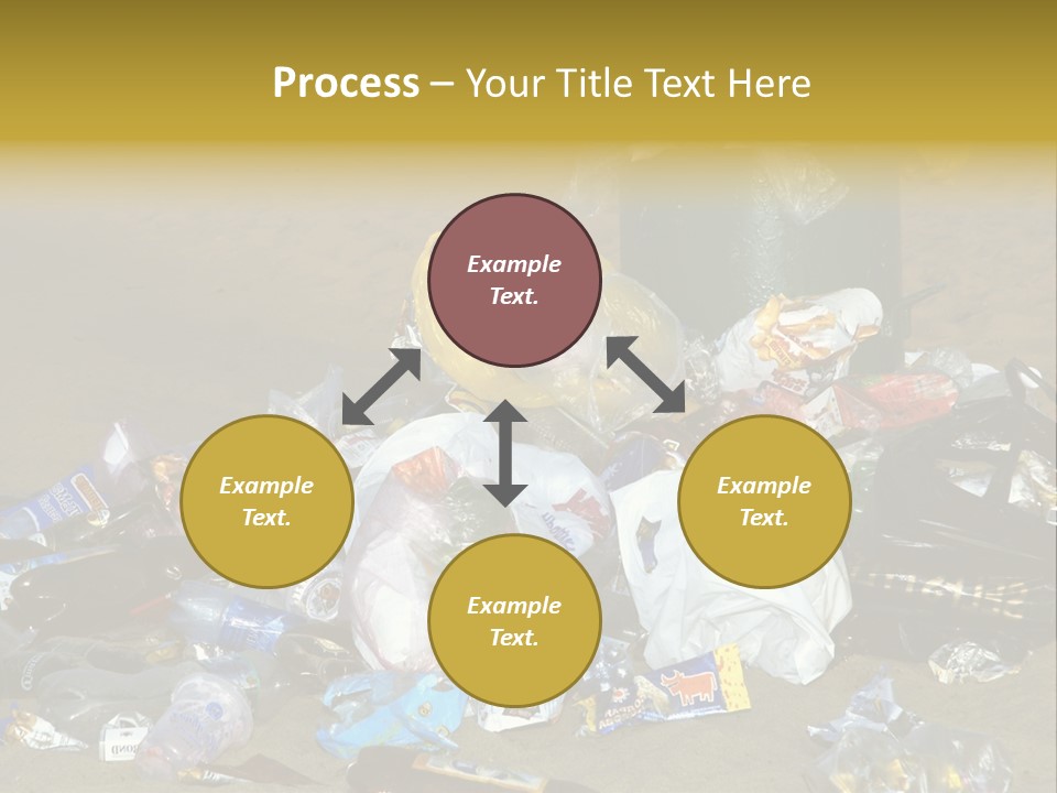 Stone Fill Polluting PowerPoint Template