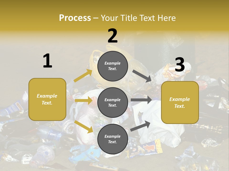 Stone Fill Polluting PowerPoint Template