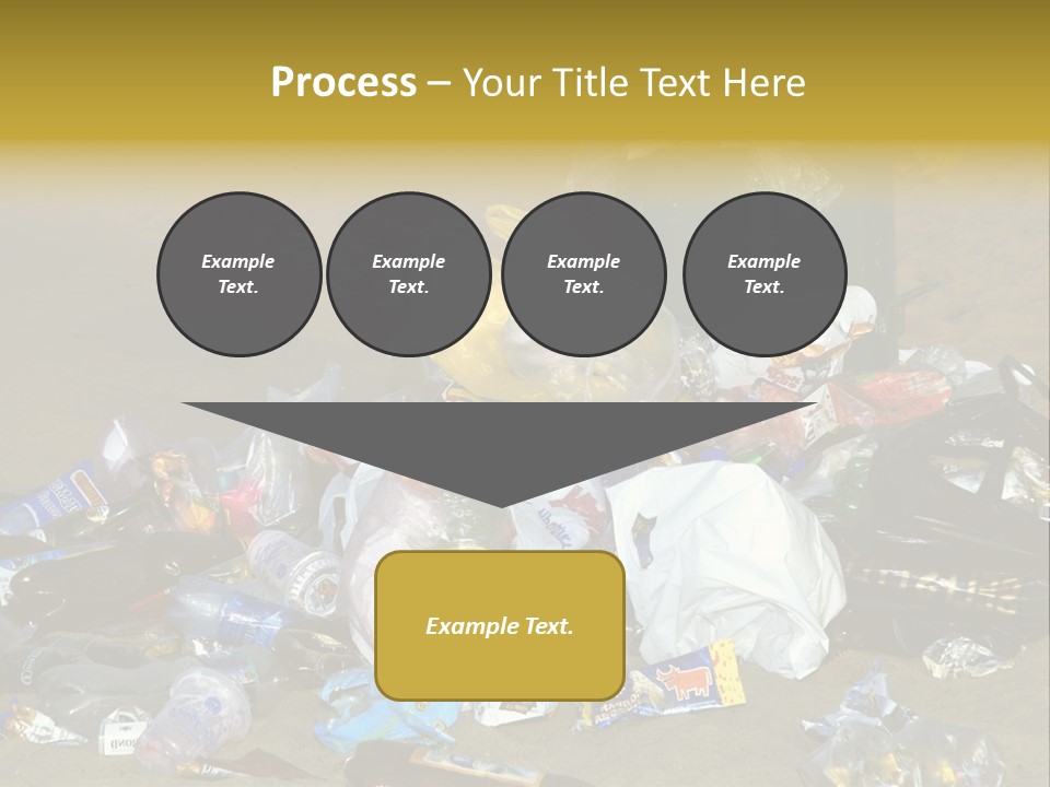Stone Fill Polluting PowerPoint Template