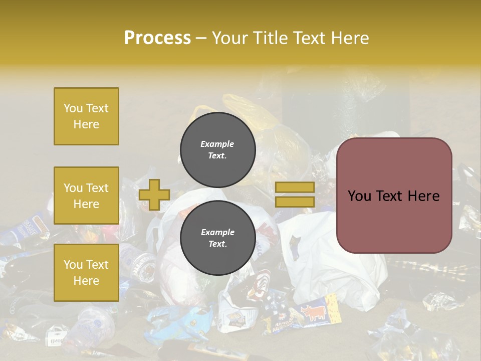 Stone Fill Polluting PowerPoint Template
