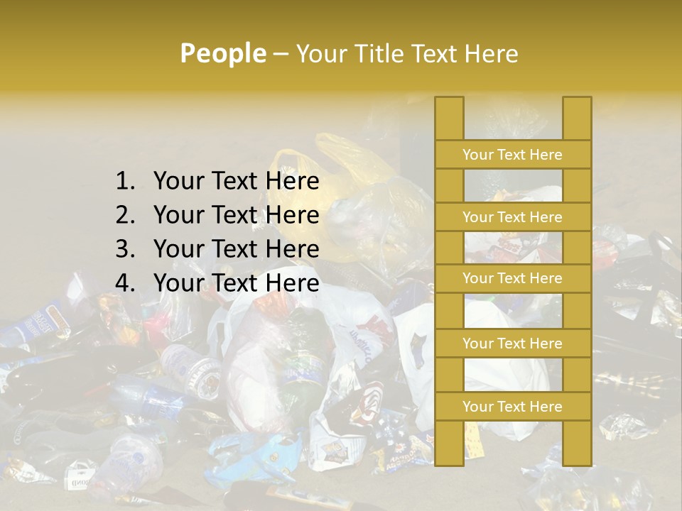 Stone Fill Polluting PowerPoint Template