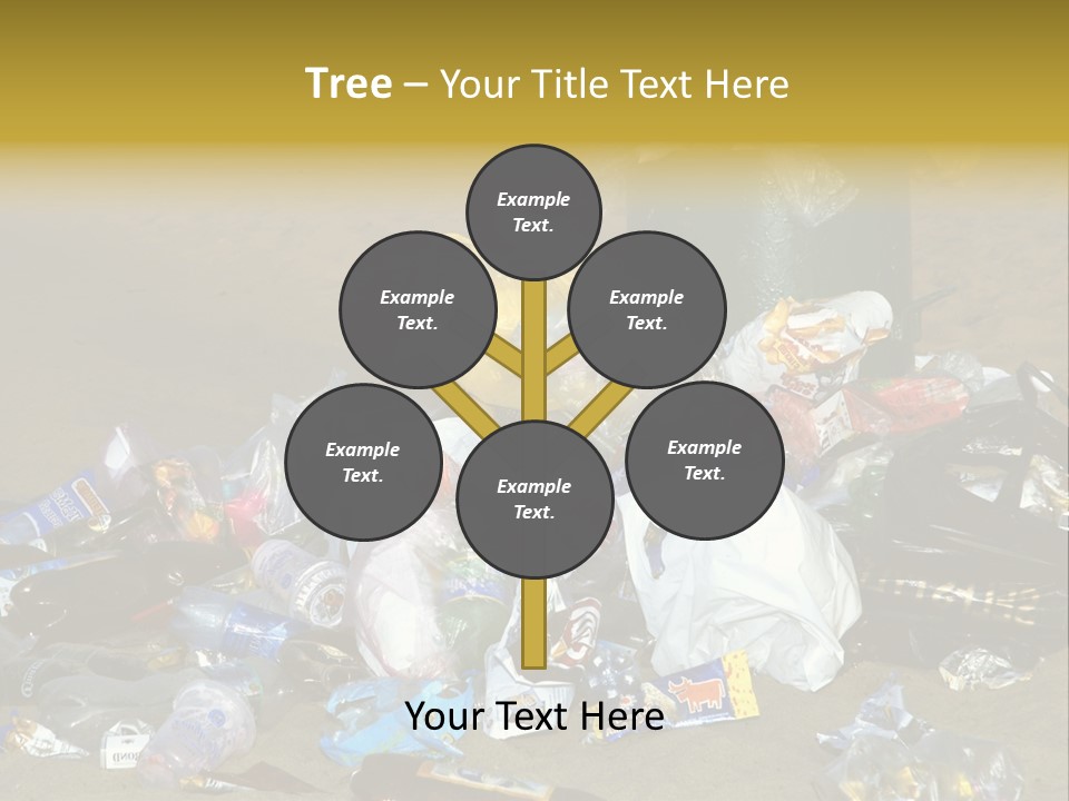Stone Fill Polluting PowerPoint Template