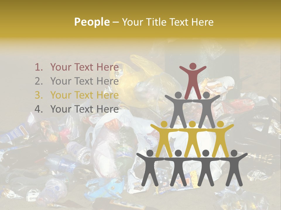 Stone Fill Polluting PowerPoint Template