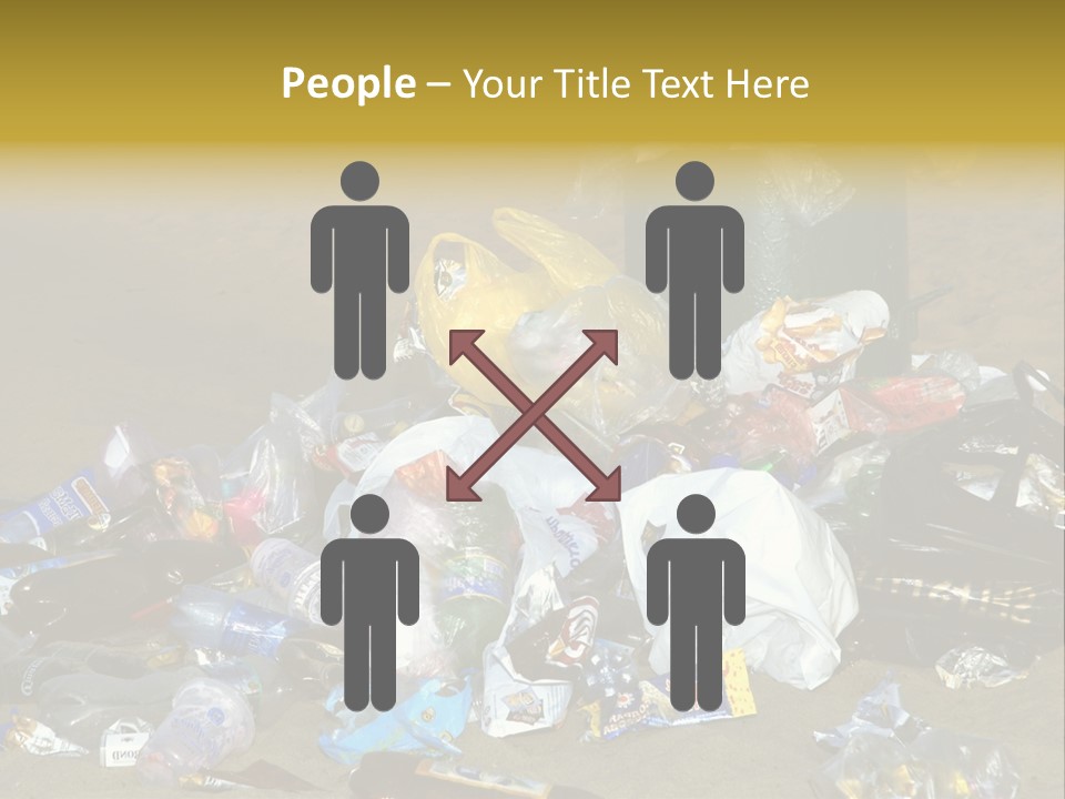 Stone Fill Polluting PowerPoint Template