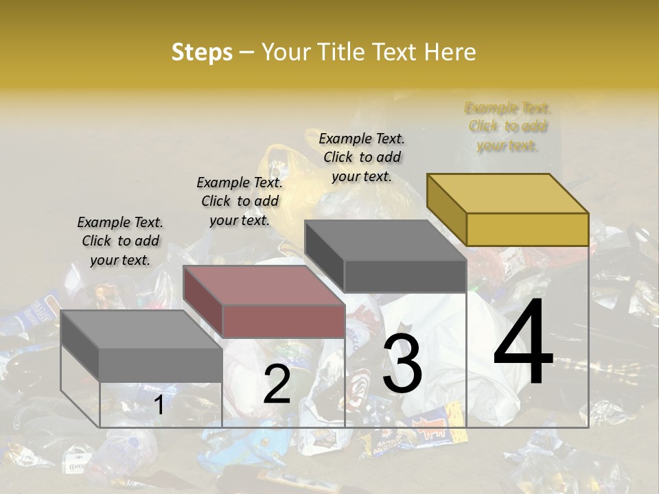 Stone Fill Polluting PowerPoint Template