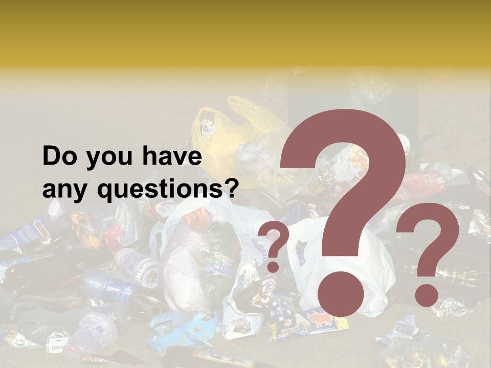 Stone Fill Polluting PowerPoint Template