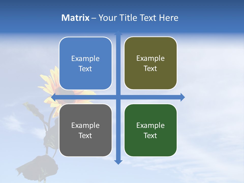 Nature Round Calm PowerPoint Template