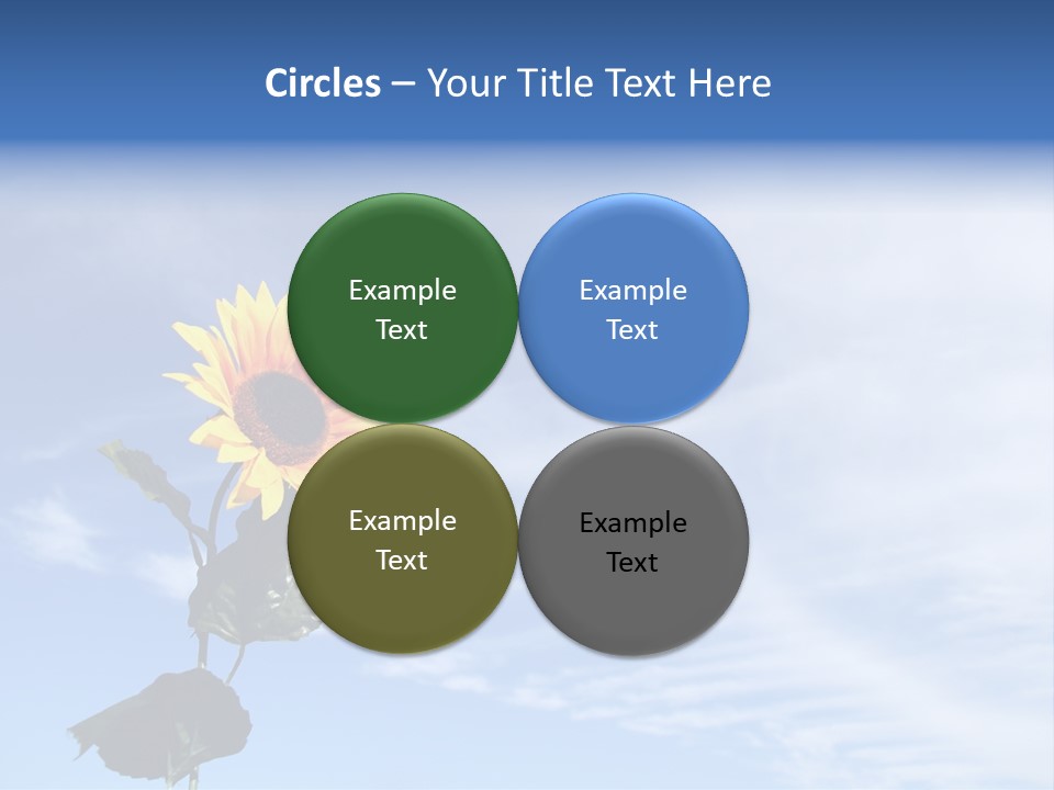 Nature Round Calm PowerPoint Template