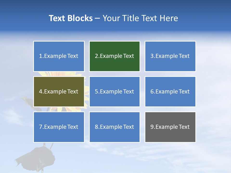 Nature Round Calm PowerPoint Template