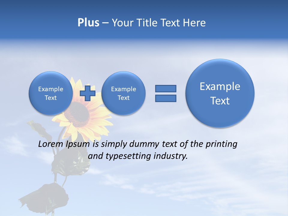 Nature Round Calm PowerPoint Template