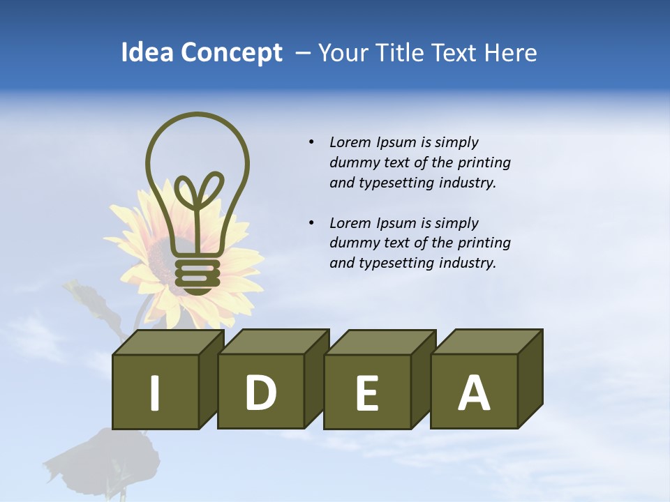 Nature Round Calm PowerPoint Template