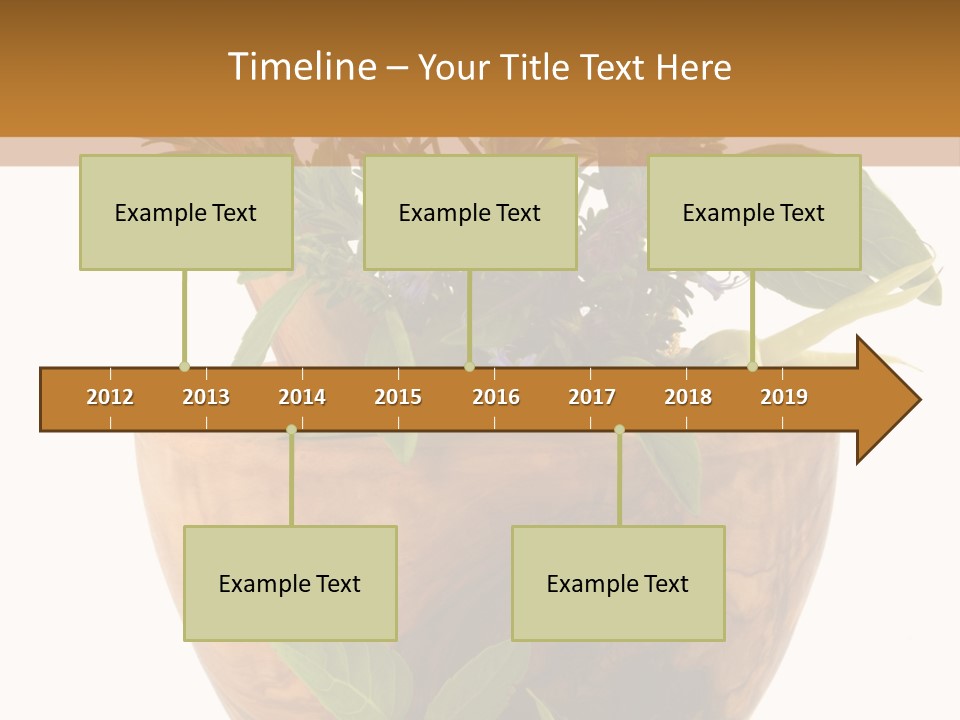 Flower Aroma Organic PowerPoint Template