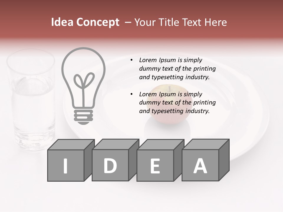 Healthy Diet Detoxification PowerPoint Template