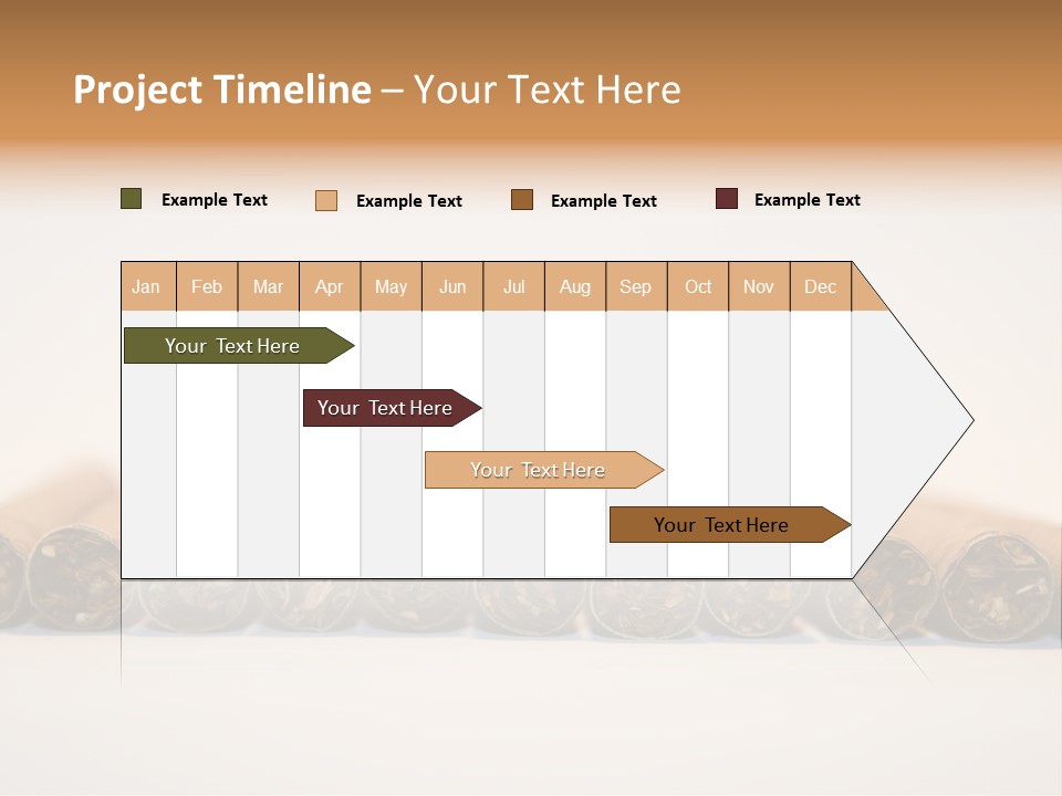 Tub Smoke Asian PowerPoint Template