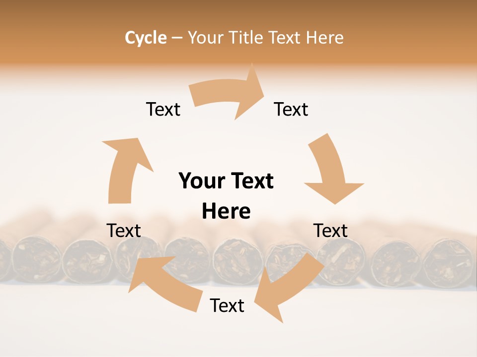 Tub Smoke Asian PowerPoint Template