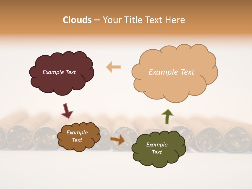 Tub Smoke Asian PowerPoint Template
