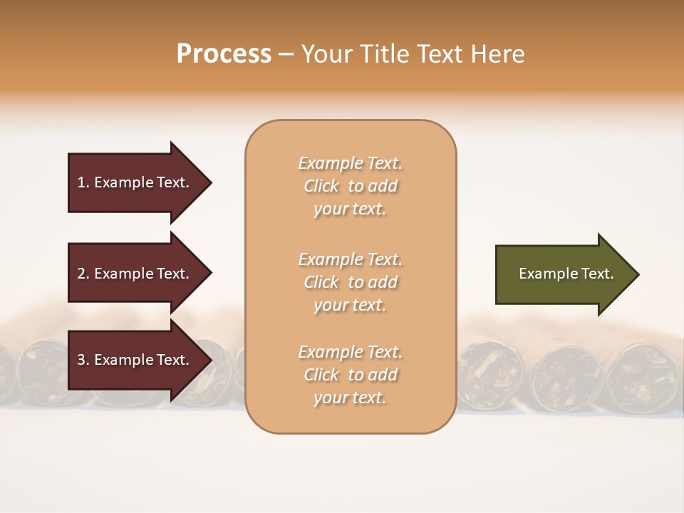 Tub Smoke Asian PowerPoint Template