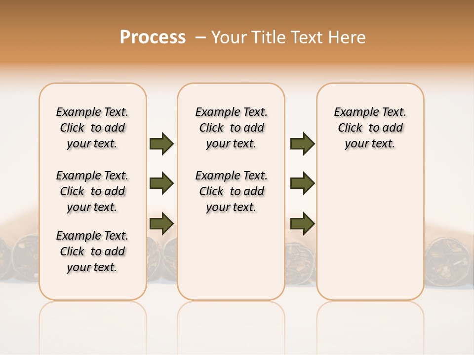 Tub Smoke Asian PowerPoint Template