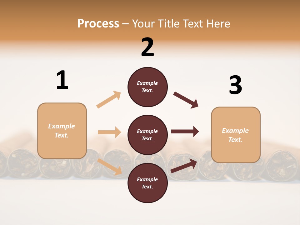 Tub Smoke Asian PowerPoint Template